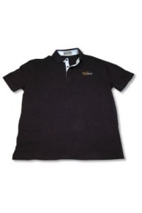 P014 polo衫團體制服訂做 polo衫團體制服製造商 polo衫團體制服網上訂購      黑色
